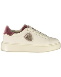 Blauer - Bianco Polyurethane Sneaker - Lyst
