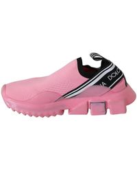 Dolce & Gabbana - Portofino Slipon Knit Sneaker - Lyst