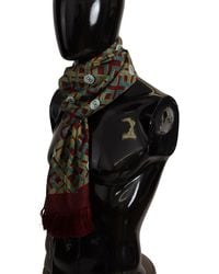 Dolce & Gabbana - Elegant Silk Scarf Wrap - Lyst