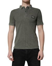 Dolce & Gabbana - Short Sleeve Polo Shirt - Lyst