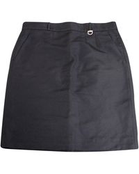 Gucci - Pencil Polyester Cotton Skirt With Horsebit Detail - Lyst
