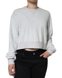 Dolce & Gabbana - Nylon Stretch Crew Neck Pullover Sweater - Lyst