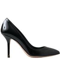 Dolce & Gabbana - Patent Leather High Heels Pumps Shoes - Lyst