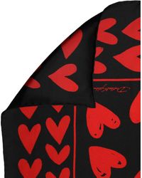Dolce & Gabbana - Silk Hearts Square Foulard Scarf - Lyst