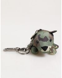Dolce & Gabbana - Camouflage Animal Silhouette Keychain Keyring - Lyst