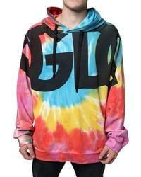 Dolce & Gabbana - Tie Dye Hooded Sweatshirt Sweater - Lyst