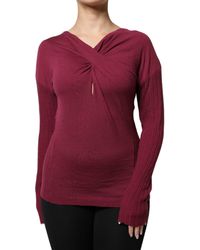 Roberto Cavalli - Jumper Keyhole Knit Pullover Sweater - Lyst