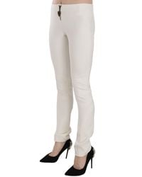 Just Cavalli - Mid Waist Skinny Dress Trousers Pants - Lyst