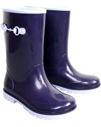 Gucci - Kids Children's Rubber Rain Boot With Horsebit - Lyst