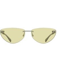 Calvin Klein - Verde Metallo Sunglass - Lyst