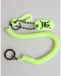 Dolce & Gabbana - Springy Key Holder Dg Logo Keychain - Lyst