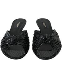 Dolce & Gabbana - Heeled Mules - Lyst