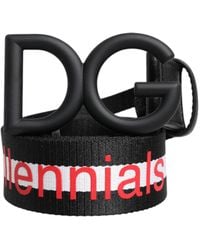 Dolce & Gabbana - Millennials Logo Buckle Belt - Lyst