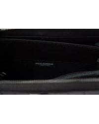 Dolce & Gabbana - Exotic Leather Zip Around Continental Clutch Wallet - Lyst