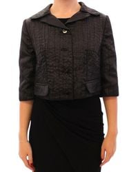 Dolce & Gabbana - Short Bolero Shrug Jacket Coat - Lyst
