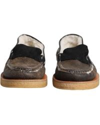 Dolce & Gabbana - Calfskin Leather Loafers Shoes - Lyst