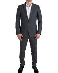 Dolce & Gabbana - Wool Formal 2 Piece Martini Suit - Lyst