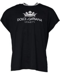 Dolce & Gabbana - Crown Logo Tee Venice - Lyst