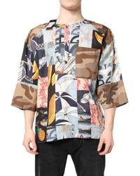 Dolce & Gabbana - Patchwork Short Sleeves Shirt - Lyst