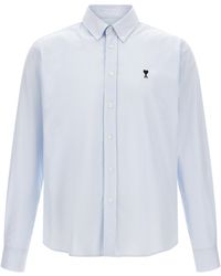 Ami Paris - 'Ami De Coeur' Stripes Shirt - Lyst