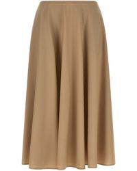 Moschino - Stretch Wool Skirt - Lyst