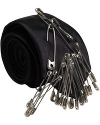 Dolce & Gabbana - 100% Silk Adjustable 'Sd Neckmen's Tie - Lyst