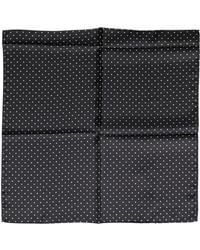 Dolce & Gabbana - Polka Dot Silk Square Foulard Scarf - Lyst
