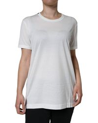 Dolce & Gabbana - Cotton Crew Neck Short Sleeve T-Shirt - Lyst