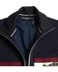 Dolce & Gabbana - Cardigan Heraldic Full Zip Sweater Clothing - Lyst