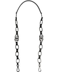 Dolce & Gabbana - Leather Chain Bag Accessory Shoulder Strap - Lyst