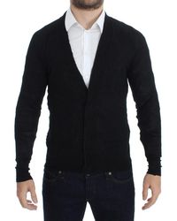 CoSTUME NATIONAL - Fine Wool Button Cardigan - Lyst