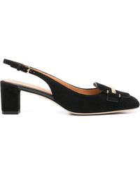 Tod's - Leather Slingback Pumps - Lyst