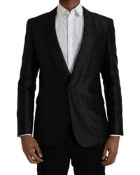Dolce & Gabbana - Martini Single Breasted Coat Blazer - Lyst
