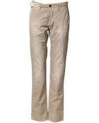 Incotex - Mid Waist Straight Casual Chino Trouser Pants - Lyst
