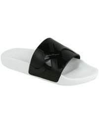 Ferragamo Dante Rubber Slide Sandal 0682459 - Black