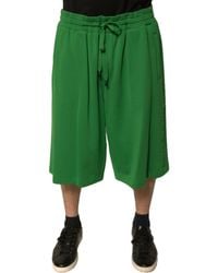 Dolce & Gabbana - Cotton Blend Bermuda Shorts - Lyst