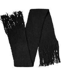 Dolce & Gabbana - Cashmere Knit Shawl Fringes Scarf - Lyst