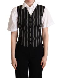 Dolce & Gabbana - Chic Leopard Print Waistcoat - Lyst