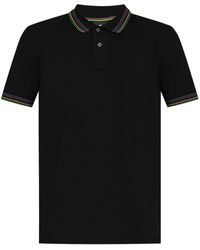 Paul Smith - Logo Cotton Polo Shirt - Lyst