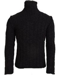 Dolce & Gabbana - Wool Knit Turtleneck Pullover Sweater - Lyst