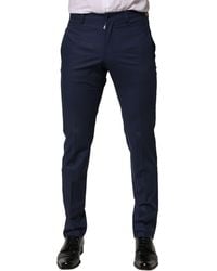Dolce & Gabbana - Dark Wool Dress Formal Pants - Lyst