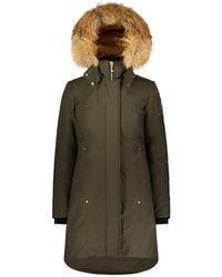 Moose Knuckles - Gold-adorned Stirling Parka With Blue Fox Fur - Lyst