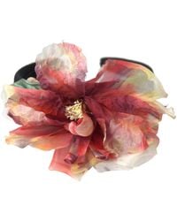 Dolce & Gabbana - Rose Silk Floral Tiara Hairband Diadem Polyester Accessory - Lyst