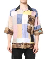 Dolce & Gabbana - Patchwork Short Sleeve Shirt - Lyst