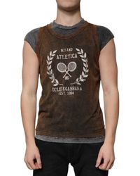 Dolce & Gabbana - Milano Atletica Tennis Tank Top - Lyst