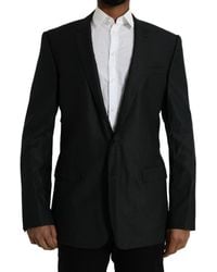 Dolce & Gabbana - Wool Notch Singlebreasted Coat Blazer - Lyst