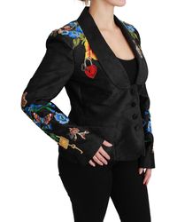 Dolce & Gabbana - Fairytale Sicily Embroidered Jacket - Lyst