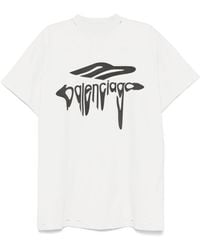 Balenciaga - T-Shirt With Vintage Effect - Lyst