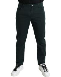 Dolce & Gabbana - Cotton Stretch Skinny Denim Jeans - Lyst