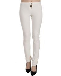 Just Cavalli - Mid Waist Skinny Dress Trousers Pants - Lyst